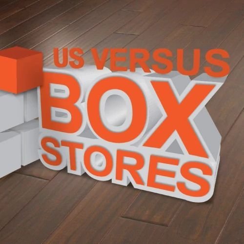 Us vs Box Stores at Zinz Design in Youngstown, OH
