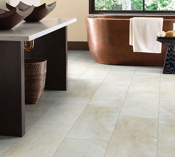 Shaw Luxury Vinyl Flooring PARAGON TILE PLUS  Shale